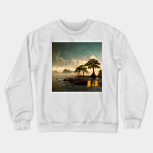 Tropical island #4 Crewneck Sweatshirt